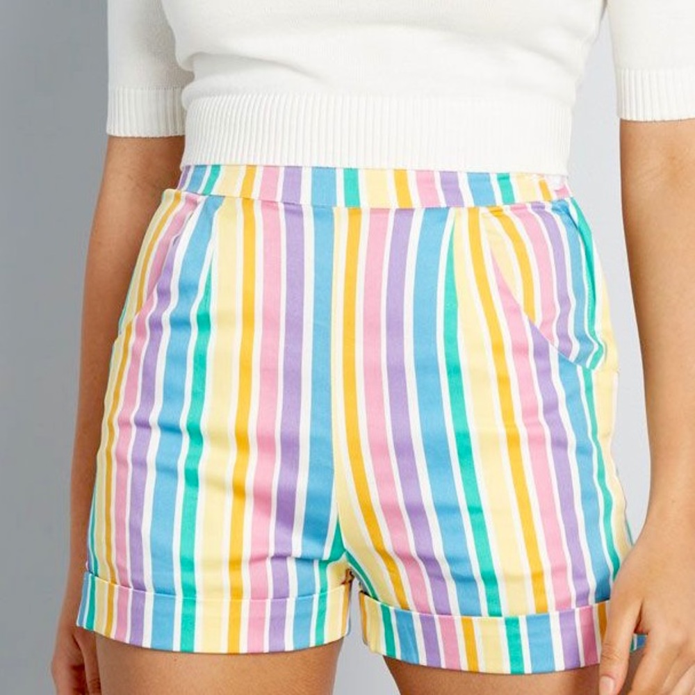 🌈 Modcloth x Collectif Ayana Rainbow Shorts 🌈
